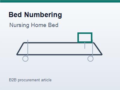 Nursing Home Bed Numbering Makes Maintenance And Reorders Much Easier