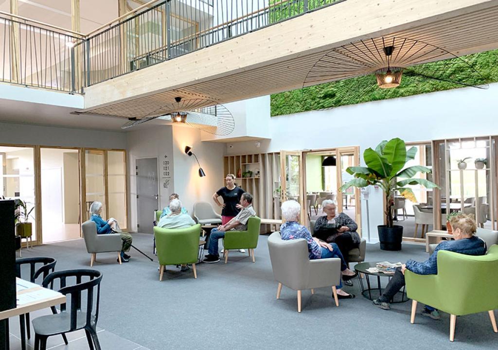 Wooden Nursing Home Bed Project for a Luxury Assisted Living Community in France