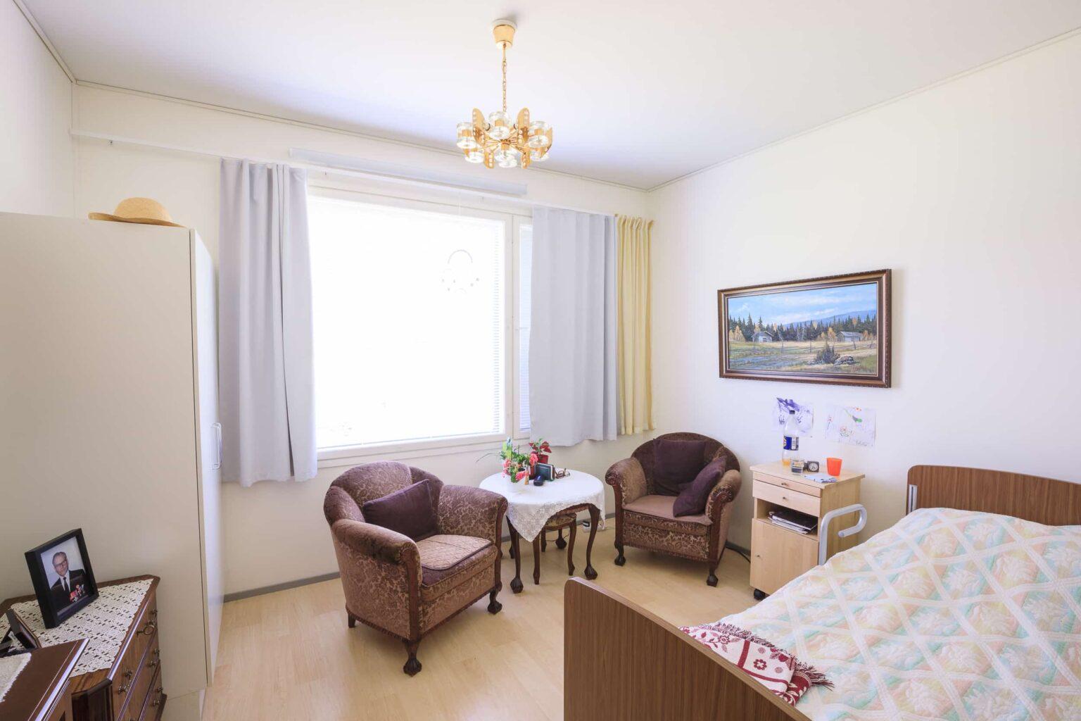 Wooden Nursing Home Bed Project for an Independent Senior Living Community in Finland