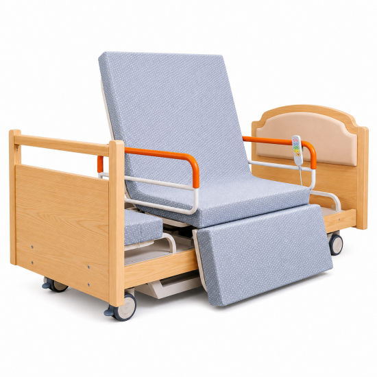 Professional Transfer Nursing Bed for Long-Term Care Facilities