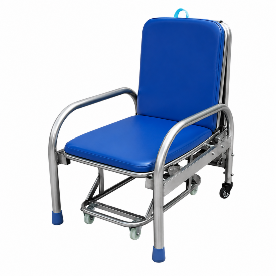 Hospital Companion Chair Bed for Nursing Homes and Long-Term Care Facilities