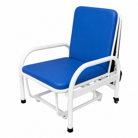 Heavy-Duty Steel Companion Chair Bed for Long-Term Care Facilities