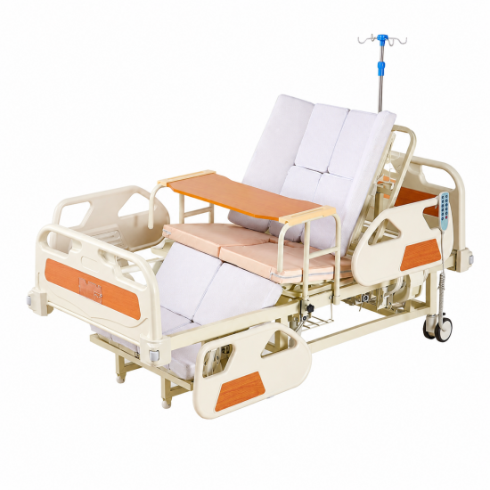 Electric Full-Body Turning Nursing Home Bed with Integrated Daily Care Functions