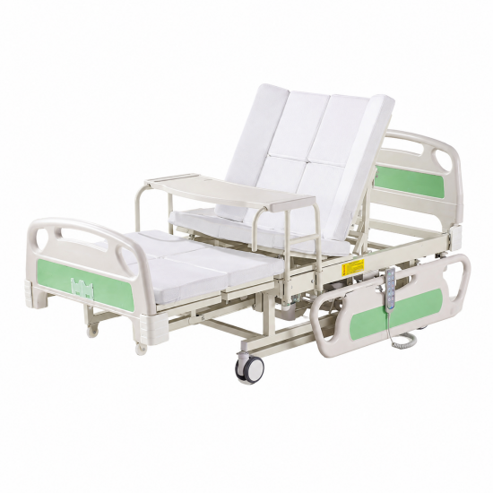 Advanced Electric Resident Care Bed with Lateral Repositioning and ABS Side Rails