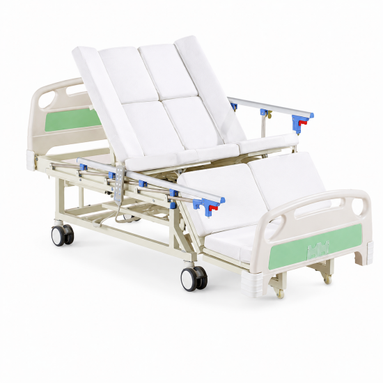 Multifunction Nursing Home Bed with Electric Whole-Body Repositioning
