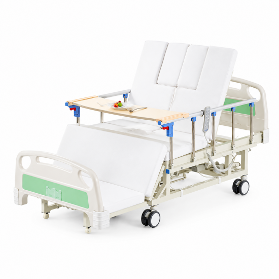Electric Nursing Home Bed with Upper-Body Repositioning System